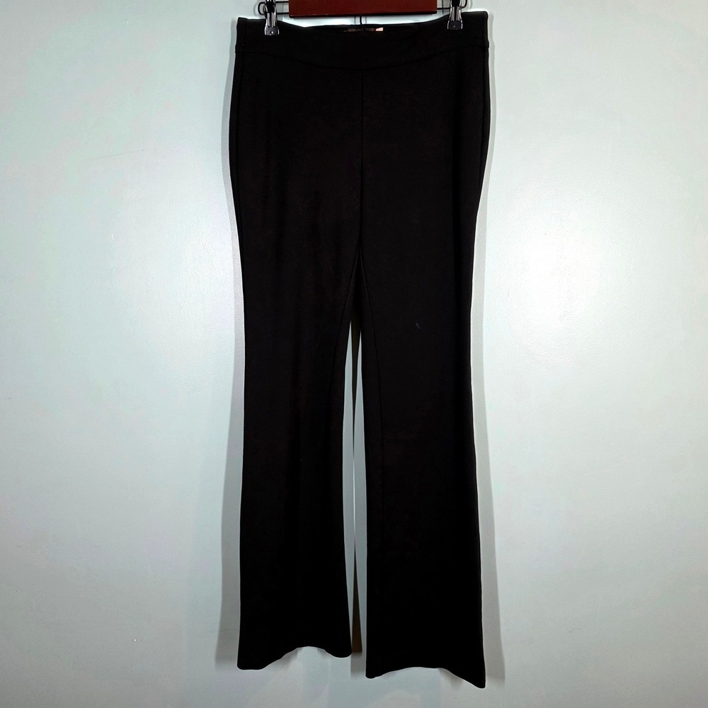 Crosby Mollie Burch Women Black PullOn Bootcut Stretch Dress Pants Medium 1438PR
